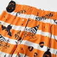 thumbnail image 5 of Matching Family Pajamas Sets Long Sleeve Halloween Pjs Striped Holiday Sleepwear Loungewear Set, 5 of 9