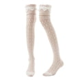 thumbnail image 5 of Breathable ’s Summer Lightweight Knit Knee High Stockings With Lace R Hollow Design Lightweight Sheer Thigh High Socks For Everyday Wear, 5 of 5