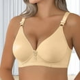 thumbnail image 5 of Uqiangy Push Up Bra Plus Size Senior Bras for Women Front Closure Sports Bras for Women Corset Tops Plus Size Bras for Women Sport Bra Light yellow XL, 5 of 9