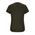 thumbnail image 4 of Rloper-Lop Ribbed Henley Shirts for Men Crewneck Short Sleeve Tee Shirts Solid Color Fitting Shirt Tops Button Down Breathable Tops, 4 of 5