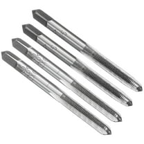 Uxcell 2 Set Metric Hand Taps M4 x 0.5 H2 Thread Taper   Bottom Tap Screw Tools