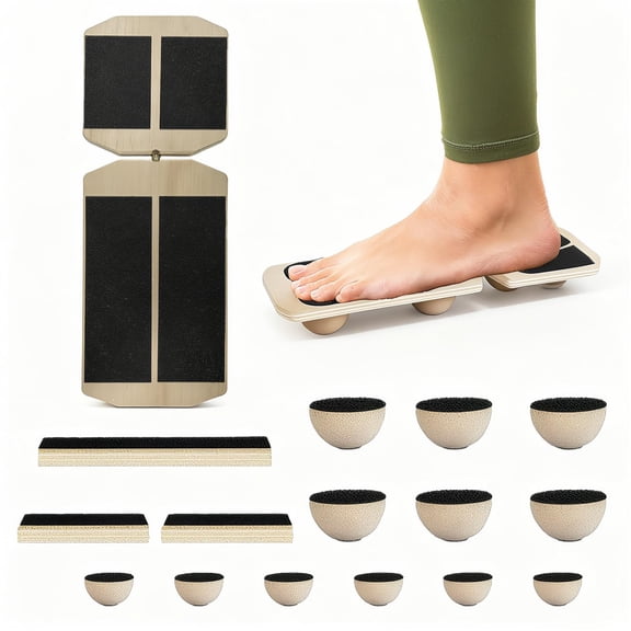 Wooden Ankle Strengthener Balance Board for Adults
