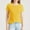 Yellow, variant on Weikingp Short Sleeve Shirts For Women Moisture Wicking Shirts For Women Athletic Tops For Women Women's Cool Breathable Quick Drying Top
