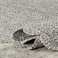 thumbnail image 4 of nuLOOM Idina Casual Scalloped Indoor/Outdoor, Black and Gray, 8' x 10' Area Rug, 4 of 9