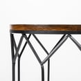 thumbnail image 5 of HomeView Design 20.5" & 18.75"H Wooden Board Round Stool/Accent Table for Home & Office (Set of 2), 5 of 5