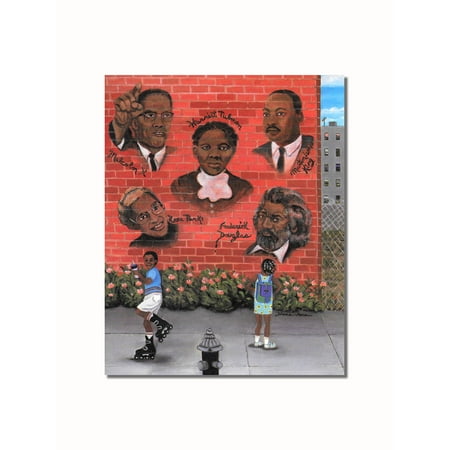 America Point - African American Black Historical Civil Rights Leaders Wall Picture 8x10 Art Print