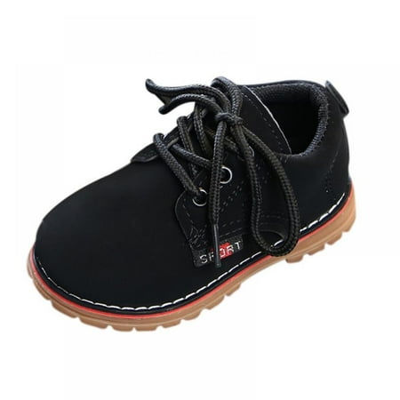

Boy Leather Martin Boots Motorcycle British Style Boots