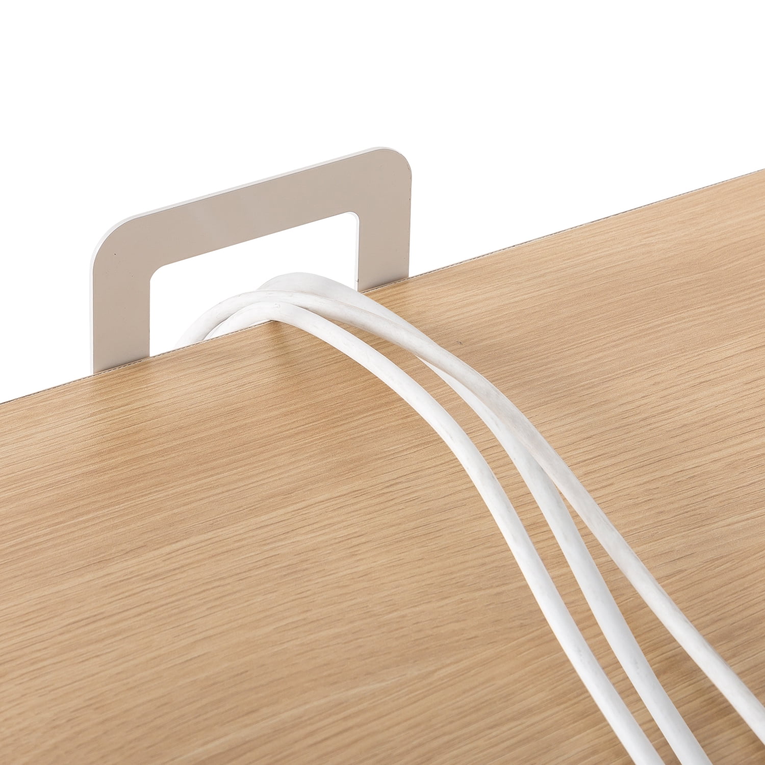 Zinus Dominic 29" L-Shaped Corner Desk in Cream