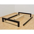 thumbnail image 3 of Base para Cama Matrimonial Muebles GM Desarmable de Madera de Pino Estufada Color Chocolate, 3 of 4