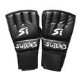 thumbnail image 3 of Guantes de boxeo Baoblaze Guantes de entrenamiento de boxeo negro, 3 of 8