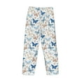 thumbnail image 4 of Kdxio Butterfly Print Men's Sleep Pajama Pant Lounge Pants with Pockets, 4 of 8