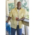 thumbnail image 5 of KingSize Men's Big & Tall Solid Wrinkle-Resistant Short Sleeve Button Down, 5 of 5