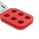 thumbnail image 2 of Steel Lockout Hasp, Safety Clamp, 6 Hole Lockout, Steel Row, Multi-Management, Nylon PA, 2 of 4