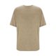 thumbnail image 4 of Playera Elvqul de Caballero Manga Corta de Color Sólido Casuales Algodón Caqui Cuello Redondo Deportivas, 4 of 5