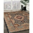 thumbnail image 2 of Ahgly Company Indoor Rectangle Traditional Camel Brown Medallion Area Rugs, 8' x 10', 2 of 6