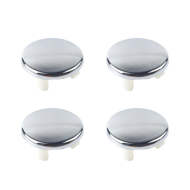 Cateissary 4 bolsas de cubierta de anillo decorativa con orificio de filtro resistente a la corrosión-accesorios de desbordamiento adicionales Juegos de accesorios de baño Una sola capa