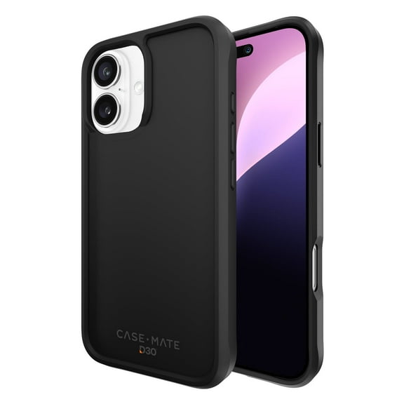 Case-Mate Apple iPhone 16 D3O Tough MagSafe Compatible Case - Black