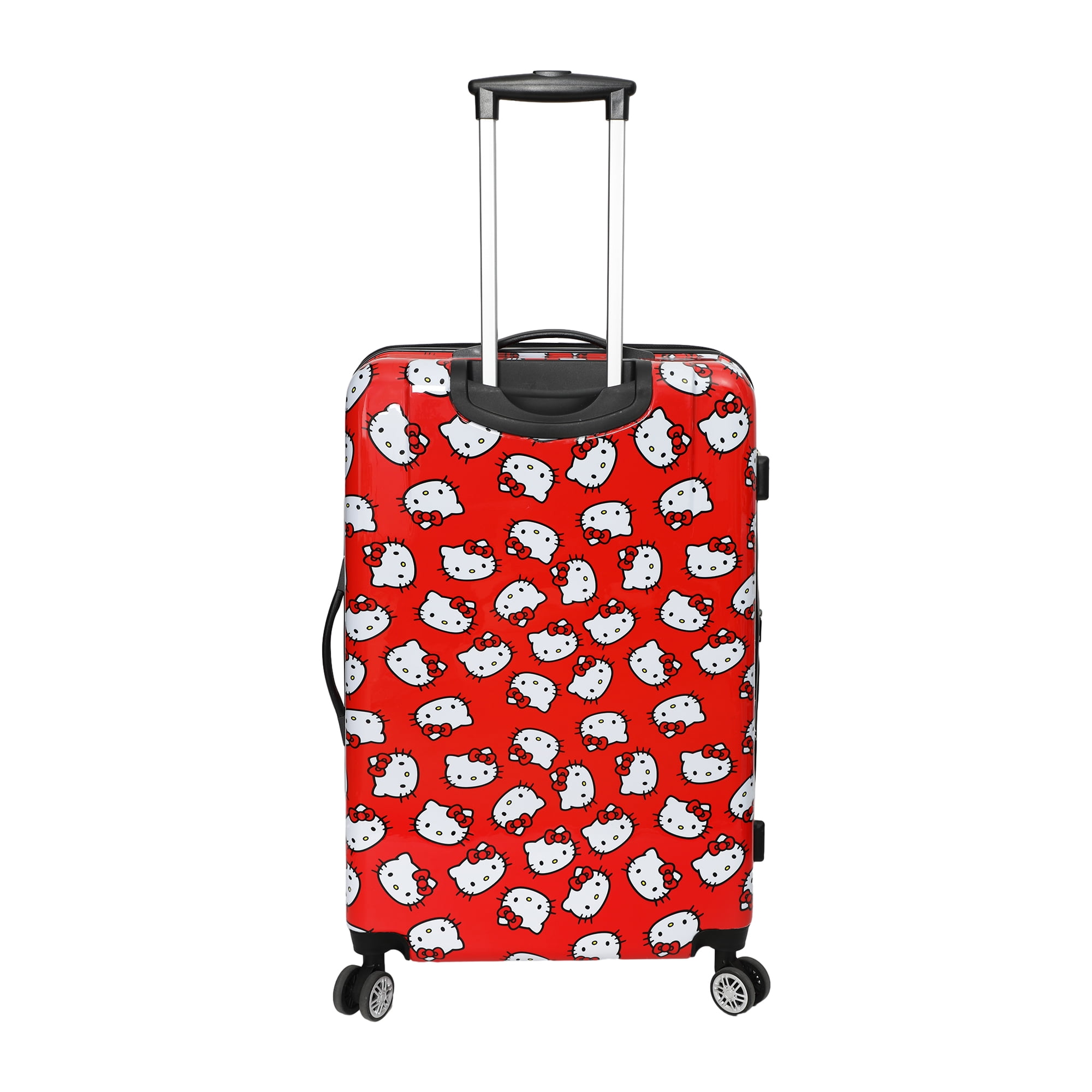 Hello Kitty All-Over Print 28" Suitcase With 360-Degree Wheels And Retractable Handle