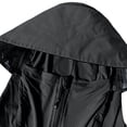 thumbnail image 5 of Stamzod Fishing Shirts for Men Long Sleeve Zip Up Sun Hoodie with Mask And Brim Uv Protection Rash Guard Black L, 5 of 9
