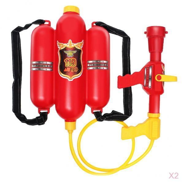 Paquete de 2 Rociadores en Forma de Extintor de Incendios con de Agua Regalos Zulema Playa niños tirando juego Color rojo