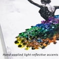 thumbnail image 2 of Artiluxy Ballet Canvas Wall Art Set of 3, Ballerina Prints for Girls Bedroom or Dance Room, 12 x 16 Inch, Ready to Hang Stretched Canvas, 2 of 5