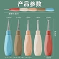 thumbnail image 7 of 5 in 1 Nail Dotting Pen, Nail Dotting Tool with 5 Detachable Color-Coded Tip Sizes 0.6/0.7/1.3/1.8/2.3mm, Portable Dotting Tools Nail Art for Flowers, Polka Dots and DIY Nail Design (1PCS), 7 of 7