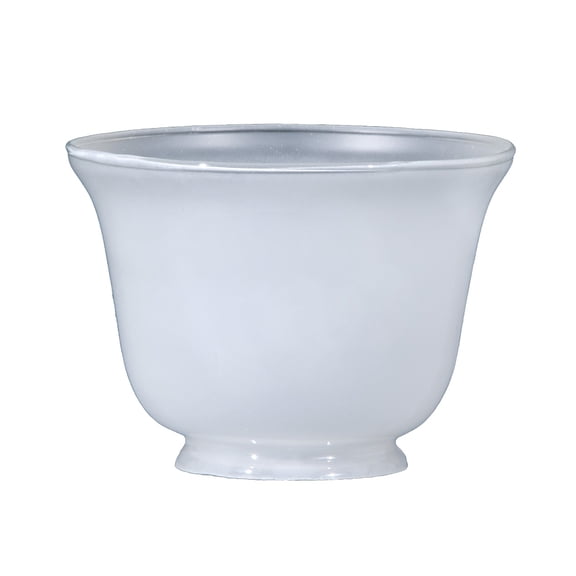 B&P Lamp® B&P Lamp® Bell Shaped White Fixture Shade with 4 Inch Style Fitter