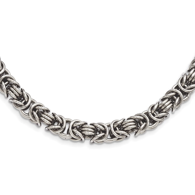 Collier Pendentif en Acier Inoxydable 18 Pouces Chaîne Charme