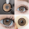 thumbnail image 1 of MILL CREEK lentes de contacto de Color, lentes de miopía anuales con dioptrías, aumento de potencia cosmética brillante, maquillaje para ojos hermosos, 1 of 4