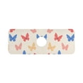 thumbnail image 7 of Yayeee Faucet Mat for Kitchen Sink 14.7" Diatomite Long Splash Guard Pad, Red Butterflies, 7 of 7