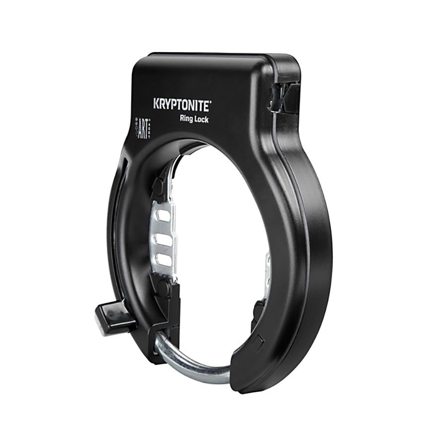 Kryptonite Ring Wheel Lock Black Includes Flexible Mount Non-Key Retaining