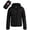 Black Matte, variant on CANADA WEATHER GEAR Girls Puffer Jacket - Lightweight Packable Bubble Coat Water Resistant (7-16)