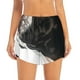 thumbnail image 2 of Balery Black And White Boston Terrier Pantalones cortos deportivos para mujer con forro y dos bolsillos, elásticos, para entrenamiento, gimnasio, yoga-Medium, 2 of 7