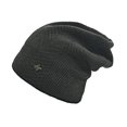 thumbnail image 1 of Men Hat Solid Color Double Layers Autumn Winter Ear Protection Knitting Hat for Outdoor, 1 of 11