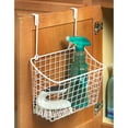 thumbnail image 4 of Spectrum Diversified Over-the-Cabinet Large Basket Organizer, Steel, Black, 4 of 9