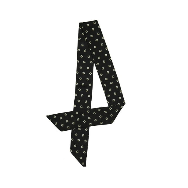 INSPIRAR CHIC Bufandas Elegantes de Doble Cara para Mujeres, Puntiagudas y Ajustadas, Color Negro