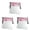 white 3PCS, variant on Hair Capes Shampoo 100Pc Pad Hair Clear Salon Disposable Bag Washing Hair Care One Size