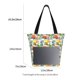 thumbnail image 3 of Fotbe Retro Bike Bolsa de Playa con Estampado, Bolsa de Hombro, Bolsa de Mano Espaciosa, Bolsa de Viaje Ligera, Bolsa de Compras Versátil, 3 of 6