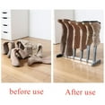 thumbnail image 4 of kurtrusly Boot Storage Rack Home Stable Footwear Organizer Vertical Shoe Stand Multi-slot Boots Racks Long Shoes Holder Organization Tool Gray, 4 of 9