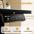 thumbnail image 3 of Ergomaker Electric Standing Desk，Height Adjustable Desk with Splice Board，Child Lock & Memory Function，32 x 23.6 inches，Black, 3 of 9