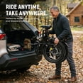 thumbnail image 5 of Qlife Hunter 20" Foldable Electric Bike Fat Tire for Adults, 48V 13.5Ah 500W, 28MPH 65Mi Max Range E Bike, 5-Speed Riding, Folding Electric Bicycle, Orange, 5 of 6