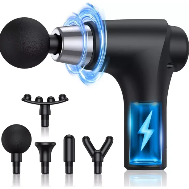 Pistola De Masaje Masajeador Muscular Electrico Tejido Profundo Cuello Espalda