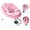 Pink, variant on TouHeart Electric Baby Swing, Infant Rocker with Bluetooth & Remote,5 Speeds,10 Lullabies,3 Timing, Black