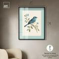 thumbnail image 4 of Little Blue Bird Shadowbox Print Botanical Art by Art Remedy, Black Frame, 36 x 45, 4 of 6