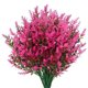 thumbnail image 1 of Lavanda artificial Plantas de flores falsas Resistentes a los rayos UV Arbustos verdes de plástico MABOTO Rosa, 1 of 7