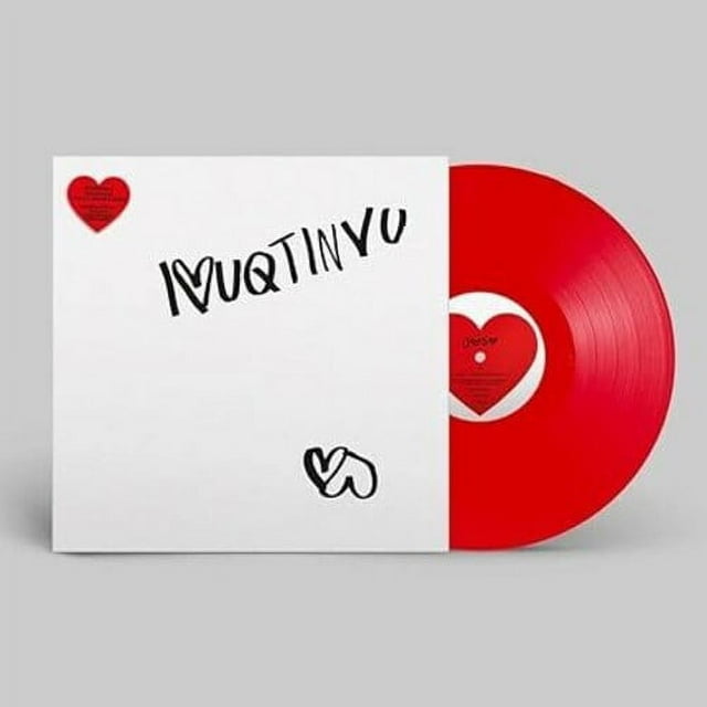 I<3uqtinvu - vinyle de couleur rouge limité avec scratch & Sniff Artwork