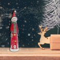 thumbnail image 3 of Christmas Led Magnesia Tall Red Snowman Figurine, 3 of 3