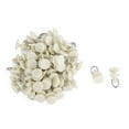 thumbnail image 1 of Unique Bargains Plastic Curtain Track Carrier Slide Roller 10mm Dia White 40 Pcs, 1 of 1