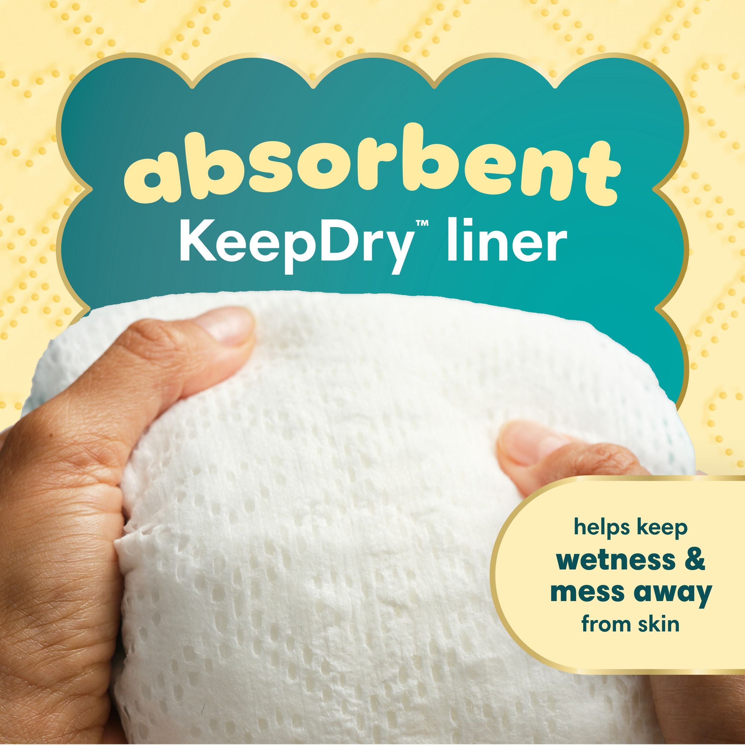 Pampers Swaddlers Diapers, Size 6 (23-44 lbs), Absorbent, Keeps Baby Dry and Comfortable, Skin Safe Disposable Baby Diaper