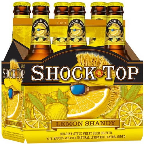 Shock Top Lemon Shandy Beer 12 Fl Oz 6 Pack Walmart Com Walmart Com